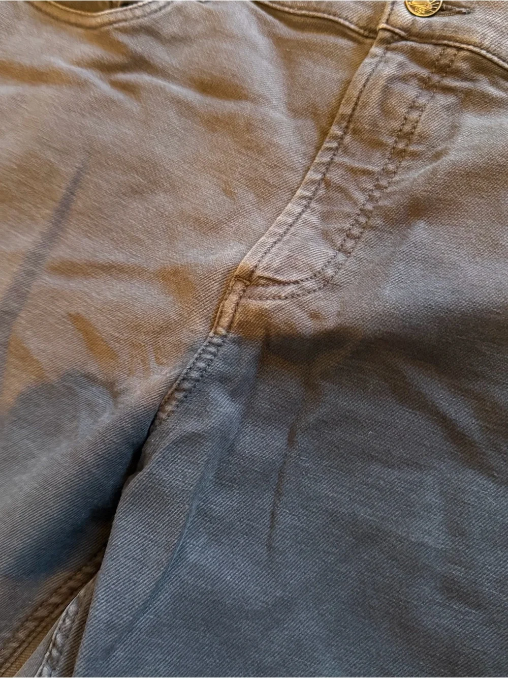 Faherty Men's Gray Straight Slim Pants 36/34